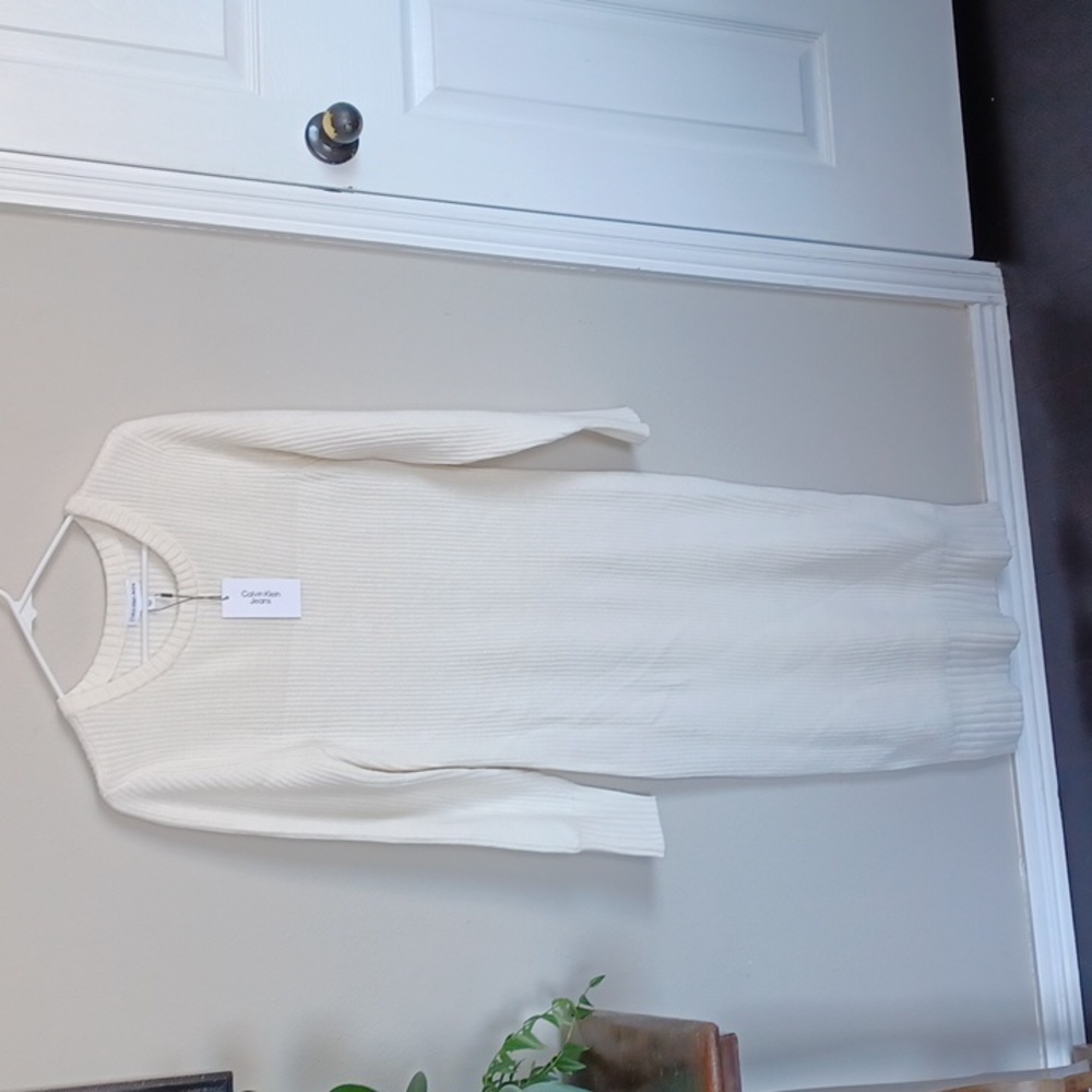 Calvin Klein Sweater Dress size Petite Large